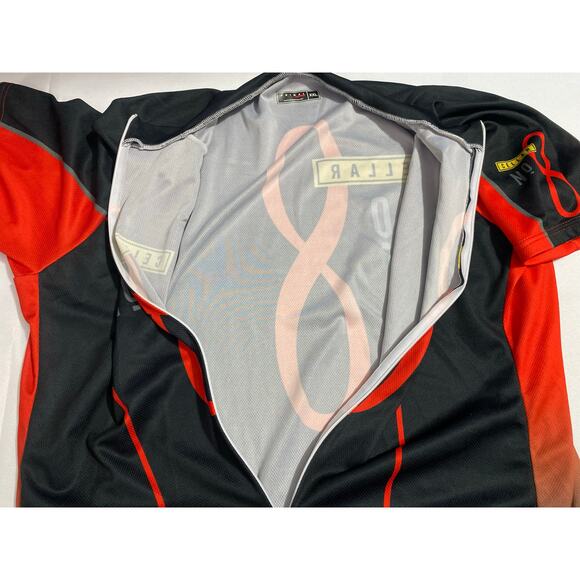 PRIMAL Men’s 2XL Red Black Cellar 8 Short Sleeve Cycling Jersey Full Zip - Picture 6 of 11